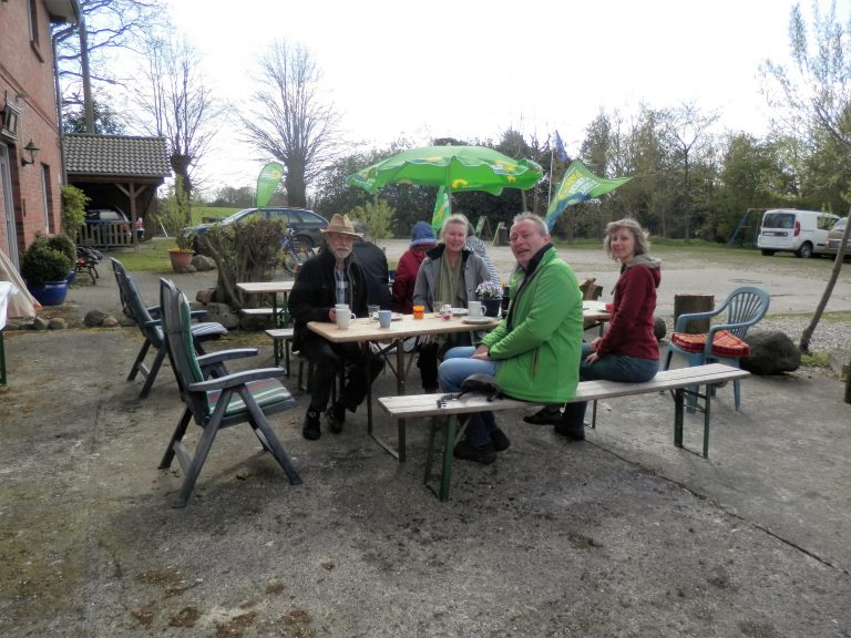 Grünes Kaffeetrinken