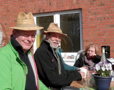 Uwe und Heinz mit Hut