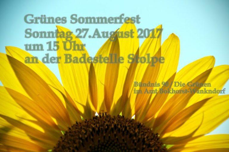 Grünes Sommerfest