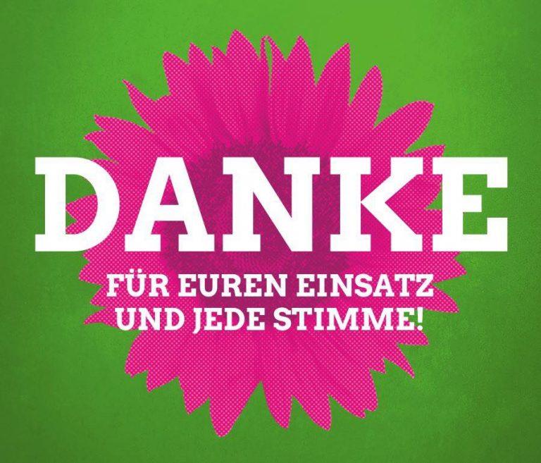 Danke für ein gutes Wahlergebnis zur Bundestagswahl