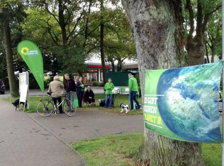 Erster Wahlkampfstand zur Bundestagswahl 2017