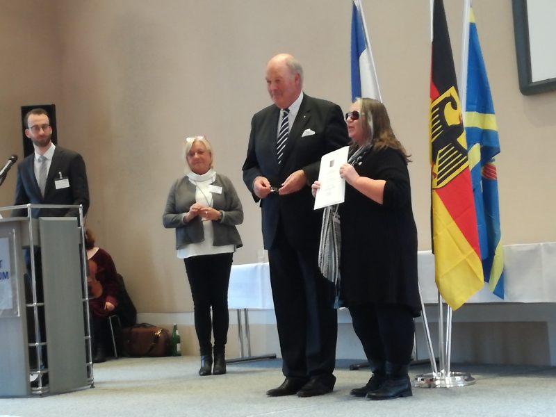 Verleihung durch den Herrn Innenminister