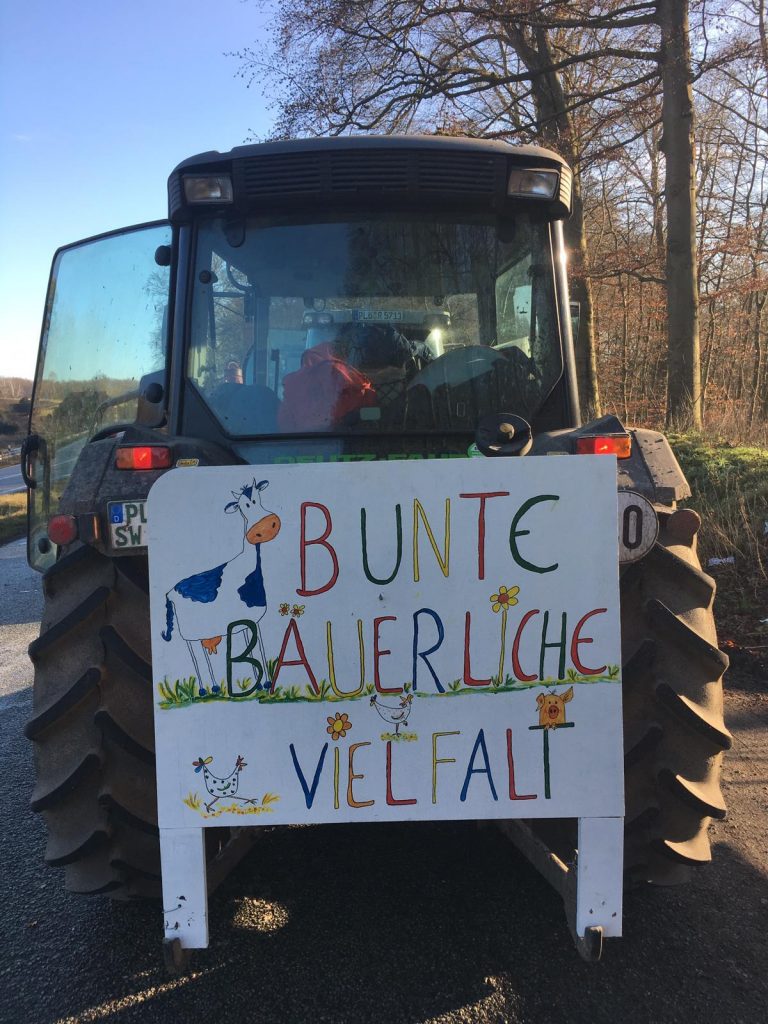 Mit dem Trecker nach Berlin