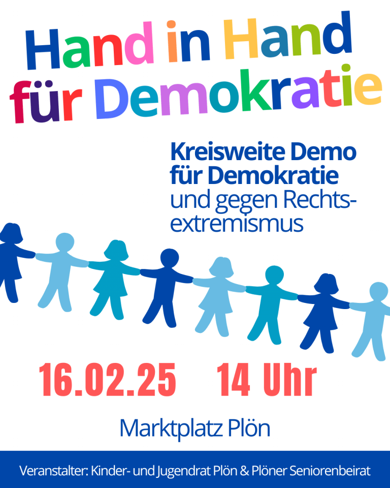Demonstration gegen Rechts – Wir sehen uns in Plön