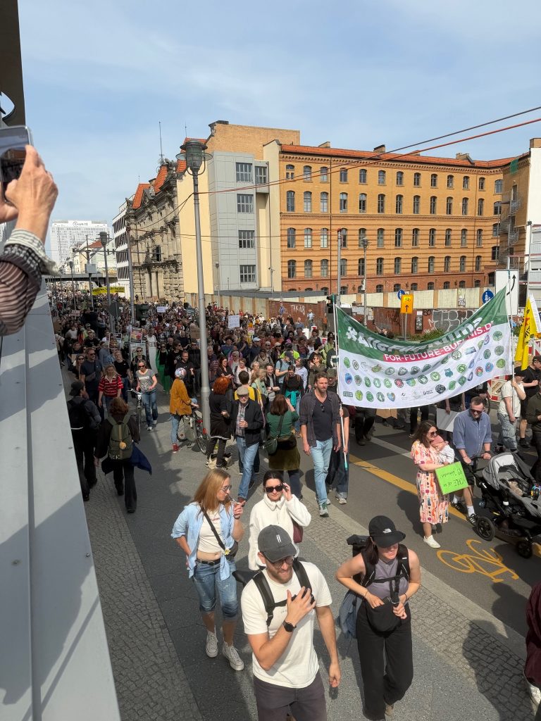 Demonstration „Klimawende retten“ in Berlin
